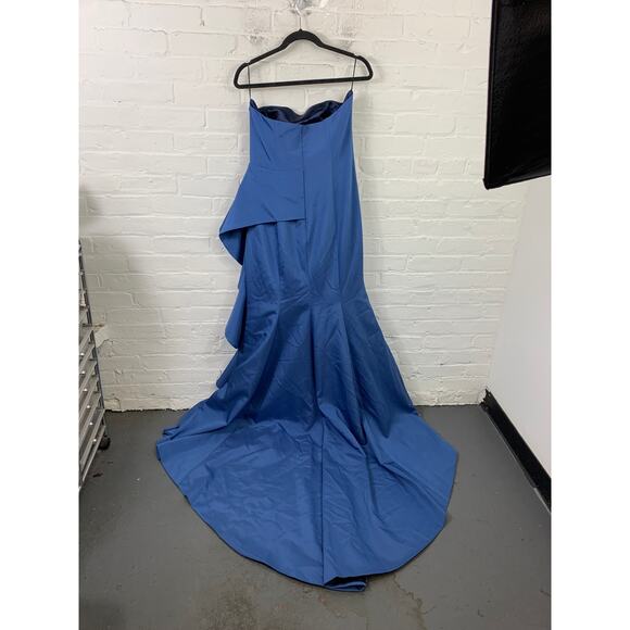 John Paul Ataker Women's Sweetheart-Neck Maxi Dress Sleeveless Blue Size 3 - Picture 4 of 6